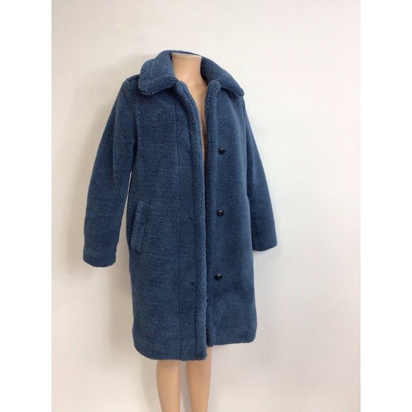 Gap Fleece Jacket Teddy Bear Coat Womens XS - Picture 4 of 7